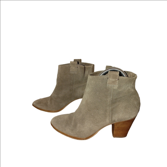 J.Crew Eaton Suede Booties Size 7.5 - Picture 1 of 6